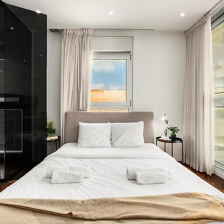 Penthouse 3Br + Roof Top + Parking - On The Beach Хайфа Экстерьер фото